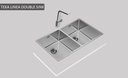 Teka Linea Double Sink 740x440